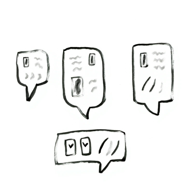 Easy-to-read feedback illustration